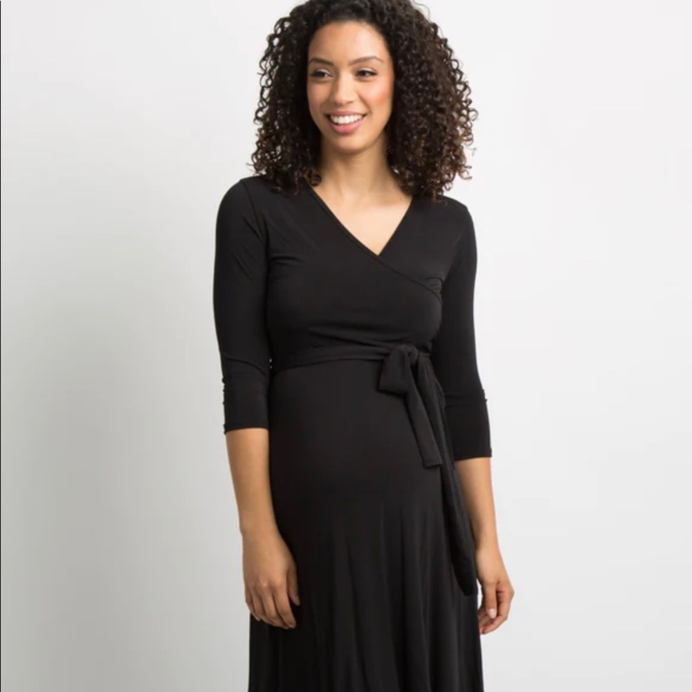 Pinkblush Navy Blue Maternity Dress size medium